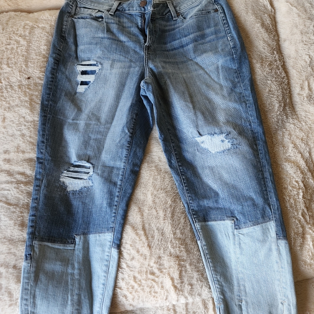 Lane Bryant Girlfriend Dip Dye Jeans 👖 😍